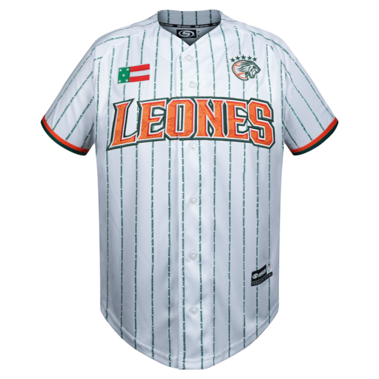 Jersey Leones Blanco Rayado Caballero 2024