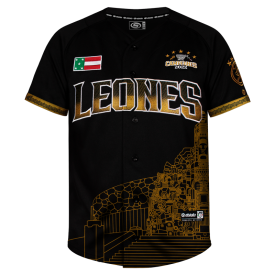 Jersey Leones Negro Monumento Caballero 2023