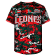 Jersey Leones Pixel Bandera Caballero 2023