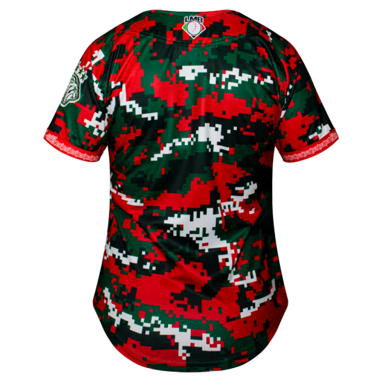 Jersey Leones Pixel Bandera Dama 2023