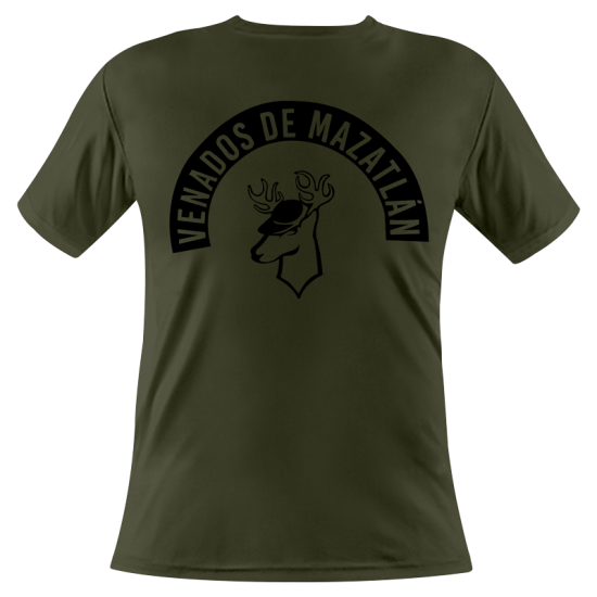 Playera Venados Verde Militar Retro Caballero