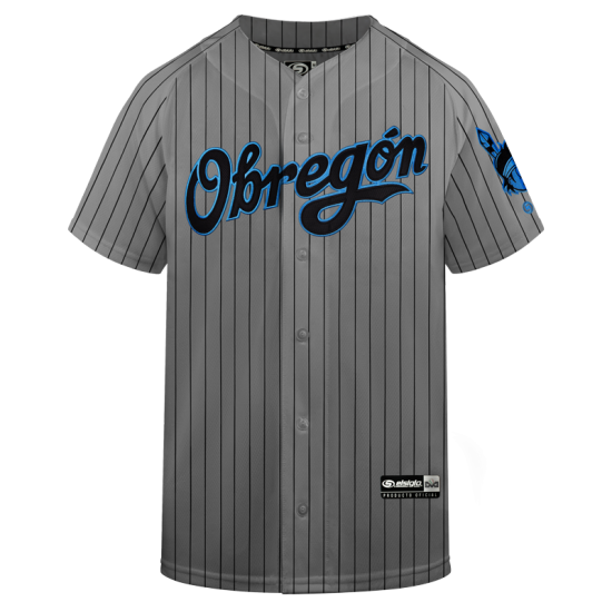 Jersey Yaquis Gris Rayado Caballero 24-25