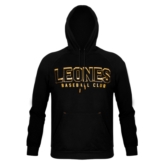 Hoodie Leones Negro Caballero 22-23