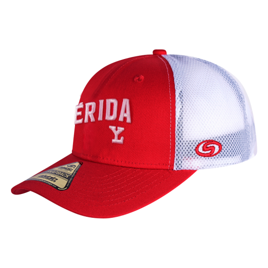 Gorra Leones Snapback Malla Rojo/Blanco MERIDA