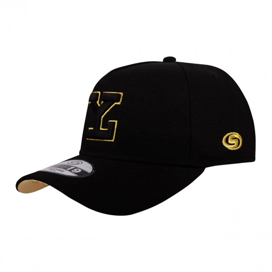 Gorra Leones MDV19 Negra LY Gold