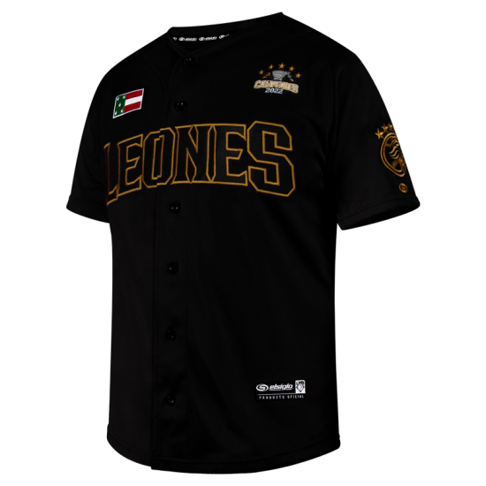 Jersey Leones Negro Campeon Caballero