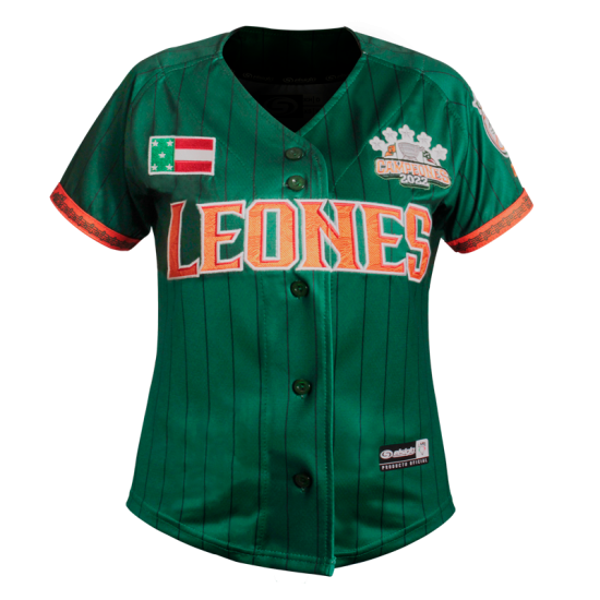 Jersey Leones Verde Rayado Dama 2023