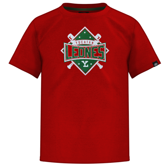 Playera Leones Rojo Infantil