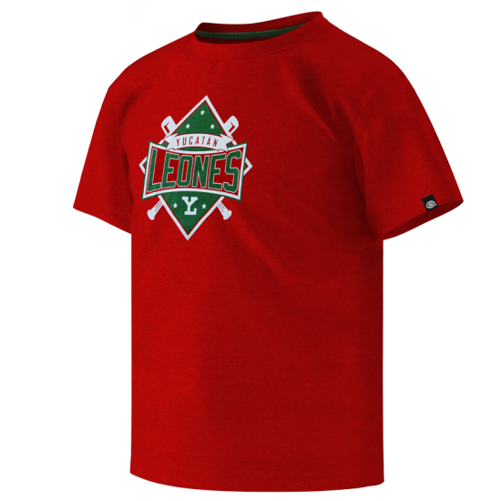 Playera Leones Rojo Infantil