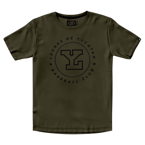 Playera Leones Escudo Verde Infantil