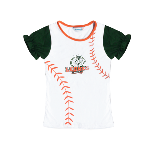 Playera Leones GTX Bco Niña