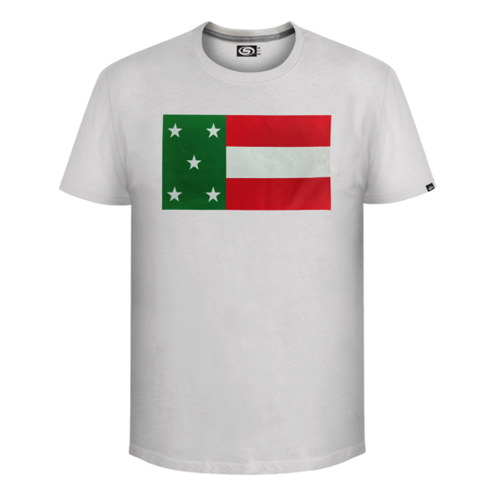 Playera Leones Bandera JP11 Blanco Caballero