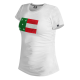 Playera Leones Bandera JP11 Blanco Dama