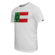 Playera Leones Bandera JP11 Blanco Caballero