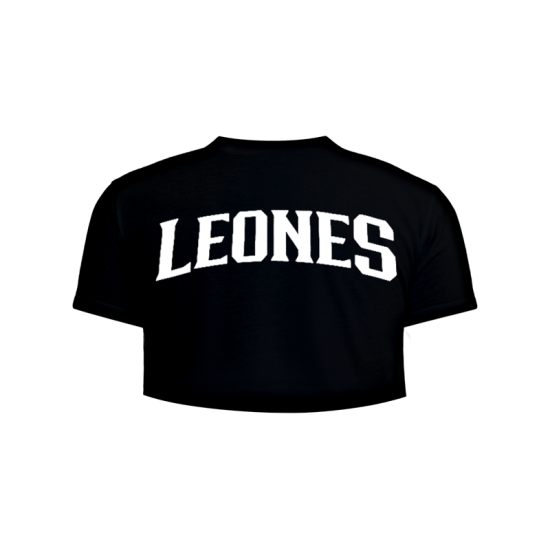 Playera Leones Crop Top Negro LY