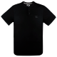 Playera Leones Cuello Henley Negro Caballero