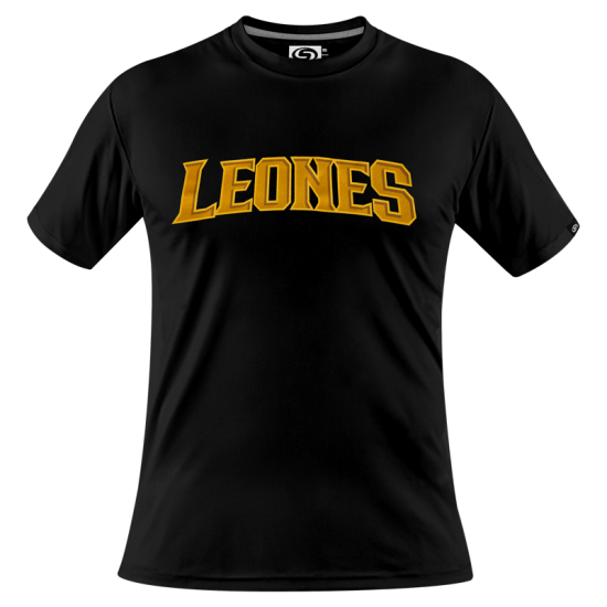 Playera Leones Negro Dorado Caballero