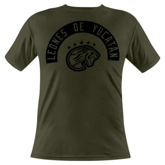 Playera Leones Verde Militar Caballero