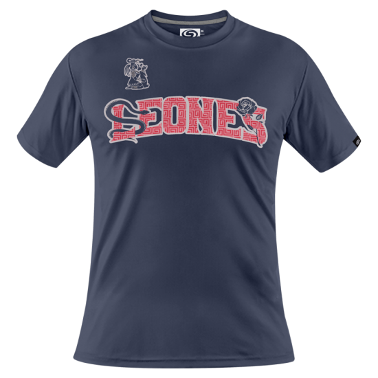 Playera Leones Gris Carbon Rosa Caballero