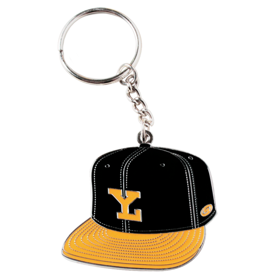 Llavero Leones Metal Gorra LY Negra/Dorado