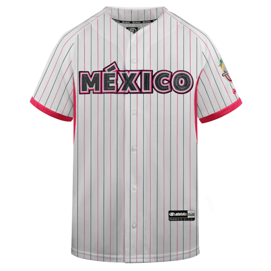 Jersey SDC Blanco/Rosa Rayado Caballero 2024