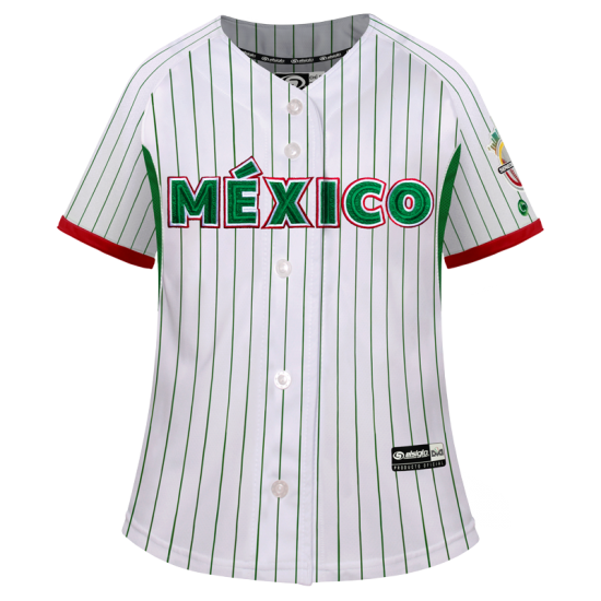 Jersey SDC Blanco/Verde Rayado Dama 2024