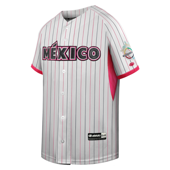 Jersey SDC Blanco/Rosa Rayado Caballero 2024