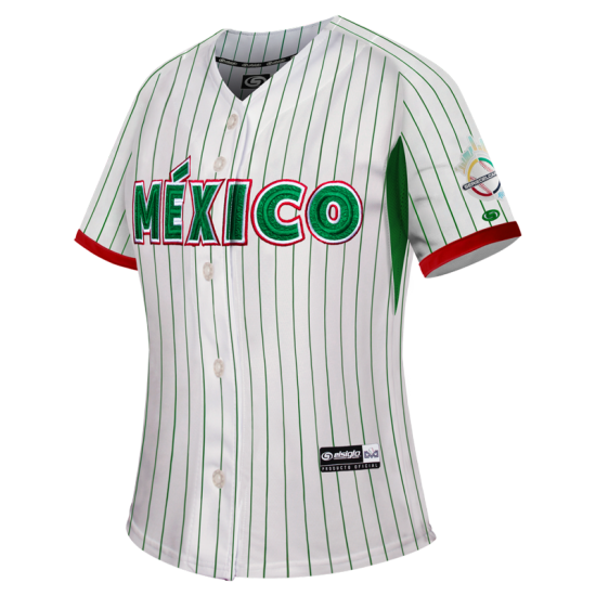 Jersey SDC Blanco/Verde Rayado Dama 2024