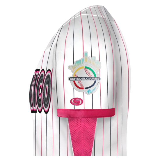 Jersey SDC Blanco/Rosa Rayado Dama 2024