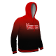 Hoodie Venados Rojo/Ngo Degradado Caballero