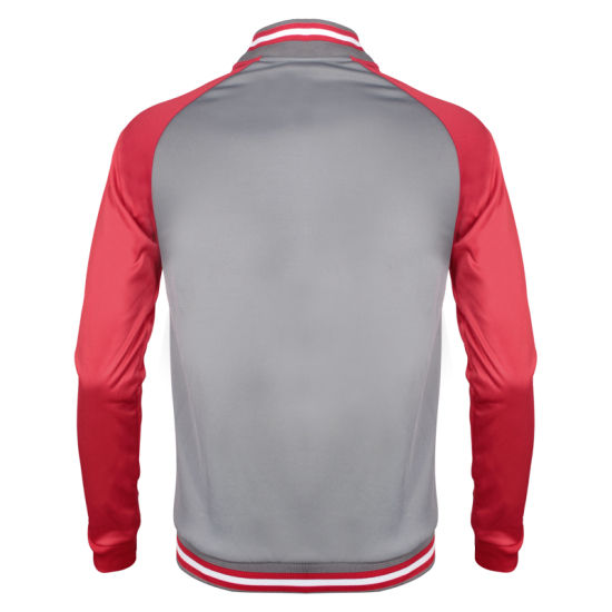 Jacket Venados Light Bomber Gris/Rojo