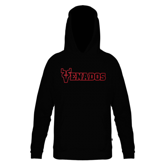 Hoodie Venados Negro Caballero 23-24