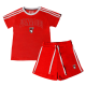 Conjunto Venados Retro Rojo Infantil