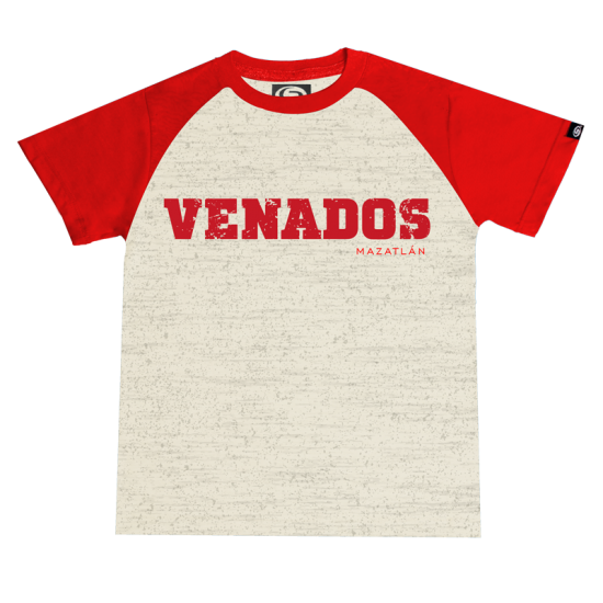 Playera Venados Ranglan Avena/Rojo Infantil