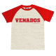 Playera Venados Ranglan Avena/Rojo Infantil