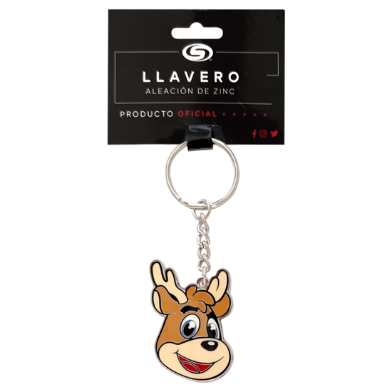 Llavero Venados Metal Cara Vennyto