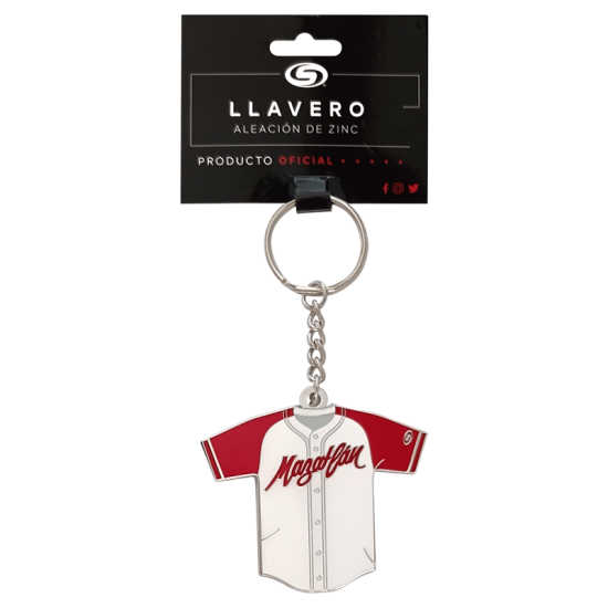 Llavero Venados Metal Jersey Mzt Bco