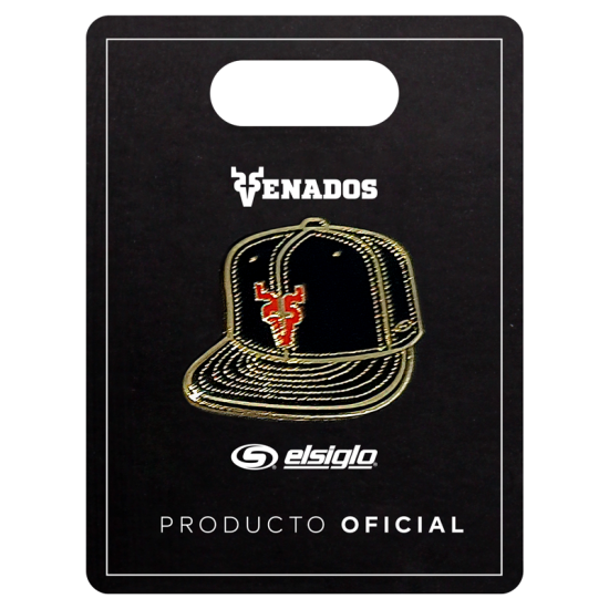 Pin Venados Gorra Negro