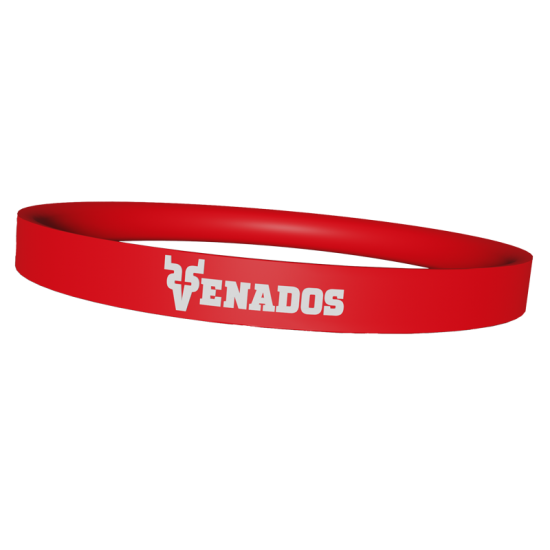 Pulsera Venados Rubber Rojo