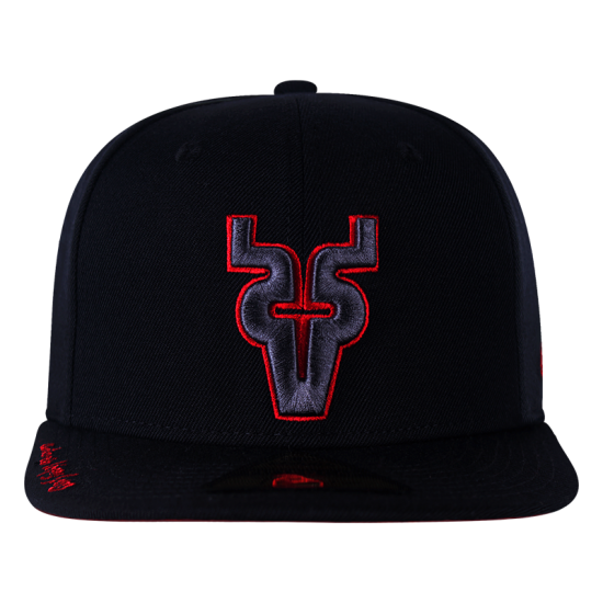 Gorra Venados Fitted Negro/Rojo 22-23