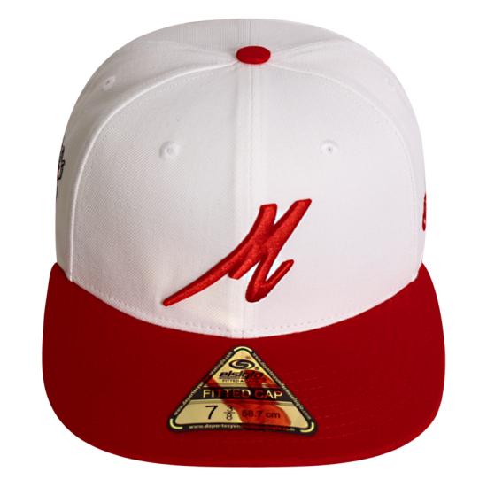 Gorra Venados Fitted Bco/Rojo 23-24