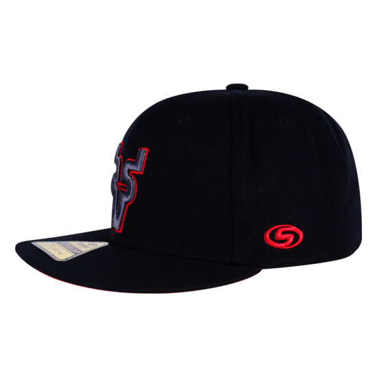 Gorra Venados Fitted Negro/Rojo 22-23