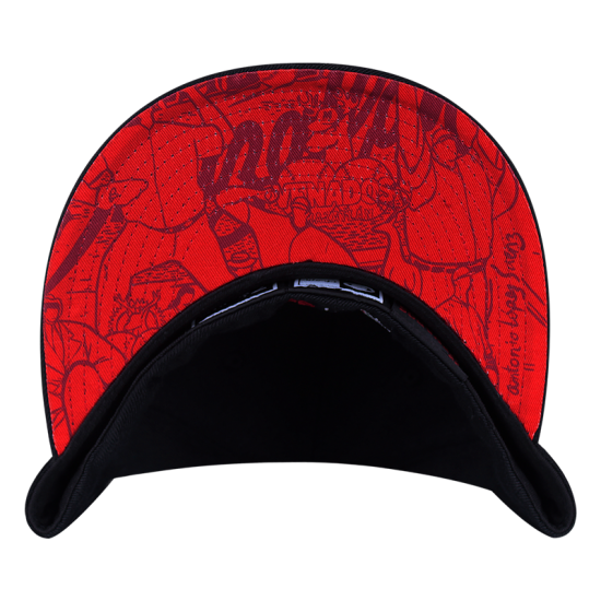 Gorra Venados Fitted Negro/Rojo 22-23