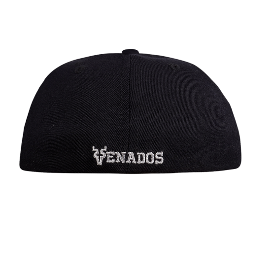 Gorra Venados Flex Premium Negra V Plata