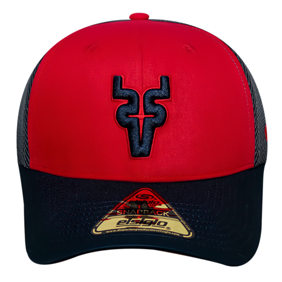 Gorra Venados SB Malla Rojo/Mno/Gris