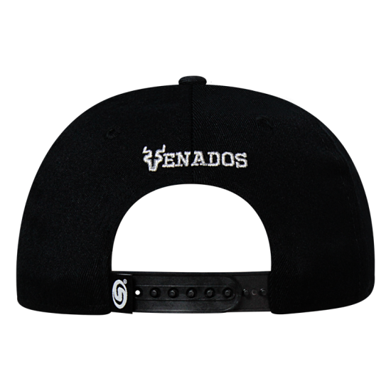 Gorra Venados Premium Negra V Plata