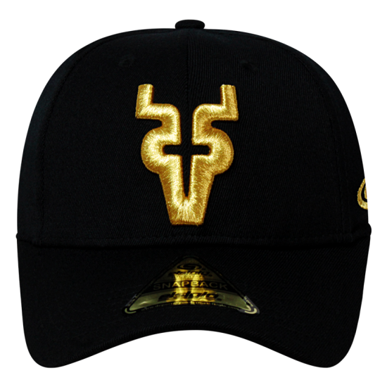 Gorra Venados Premium Negra V Dorado