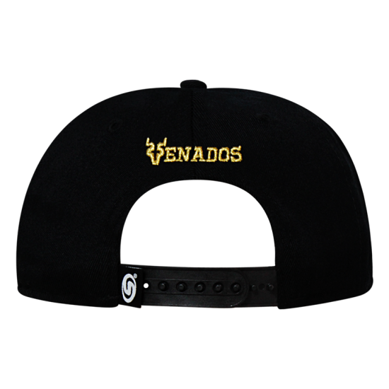 Gorra Venados Premium Negra V Dorado