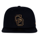 Gorra Yaquis Fitted Ngo/Dorado 22-23