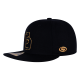 Gorra Yaquis Fitted Ngo/Dorado 22-23